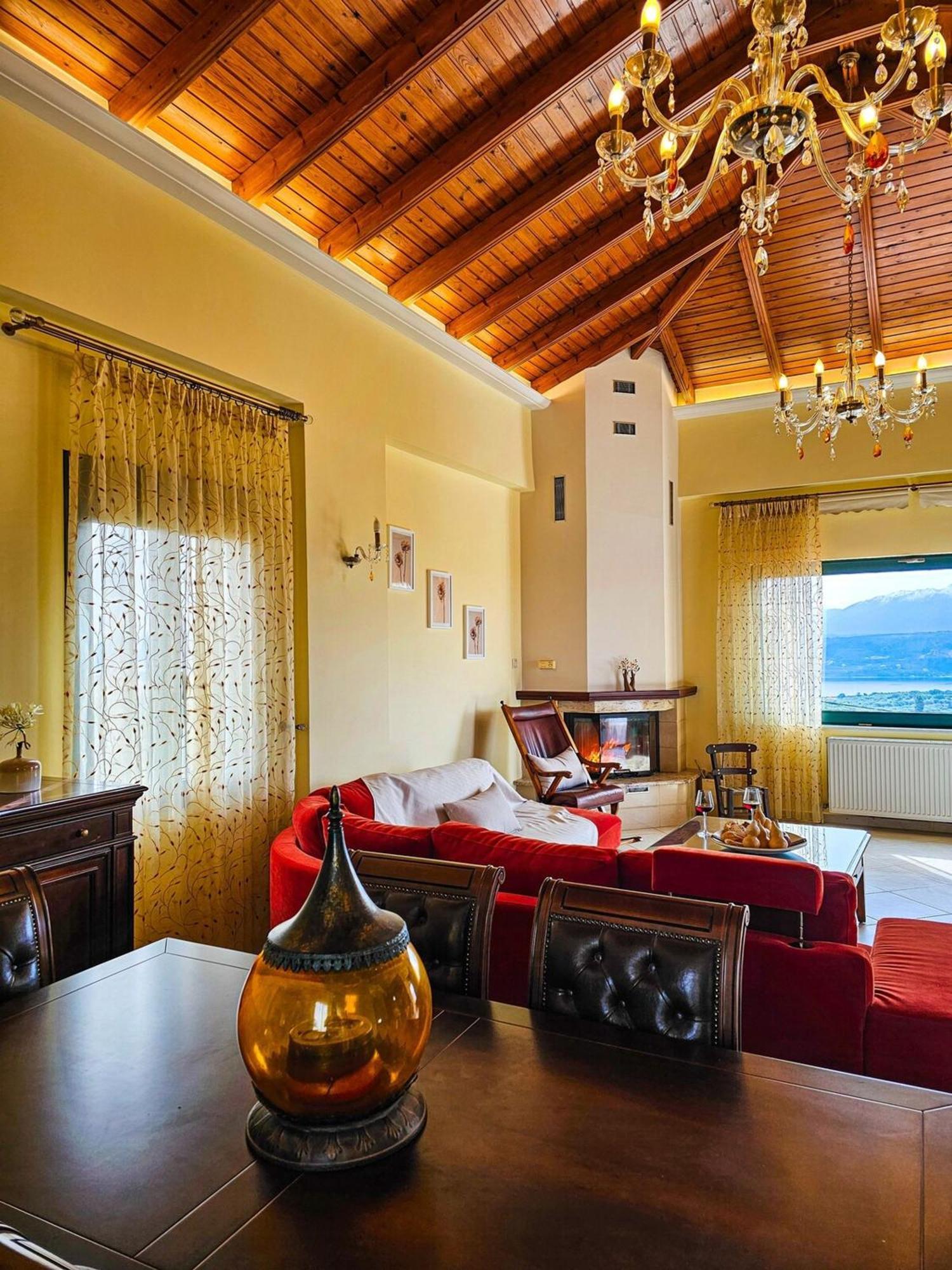 Villa Aitheras With Sea Views And Garden Stérnai 外观 照片