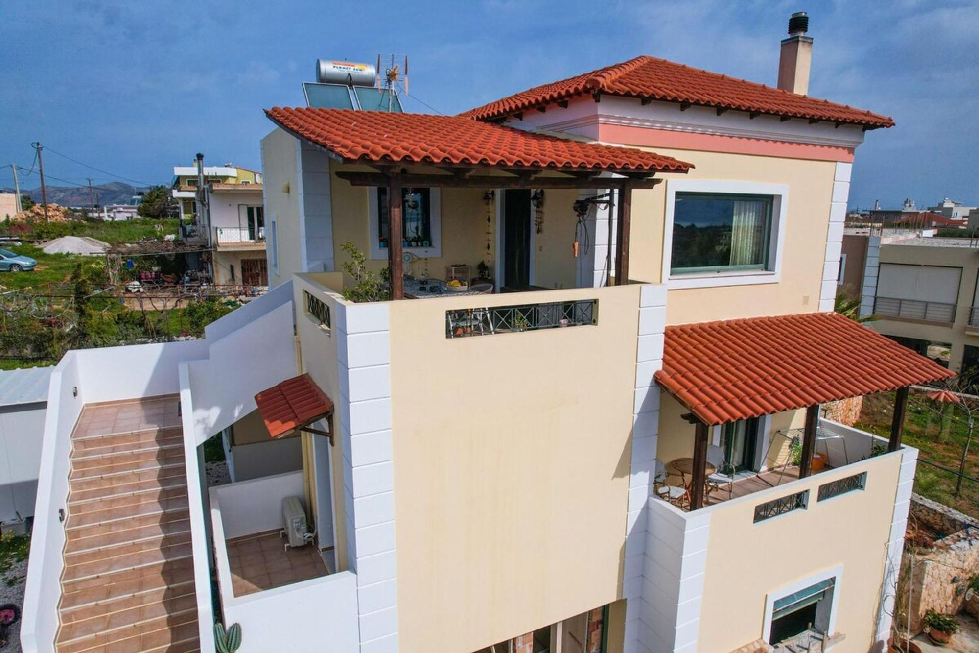Villa Aitheras With Sea Views And Garden Stérnai 外观 照片